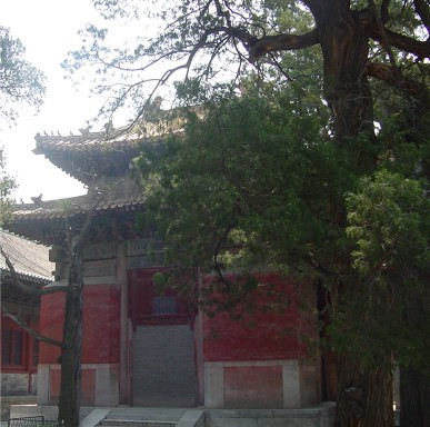 A hall in the Confucian Temple, Beijing